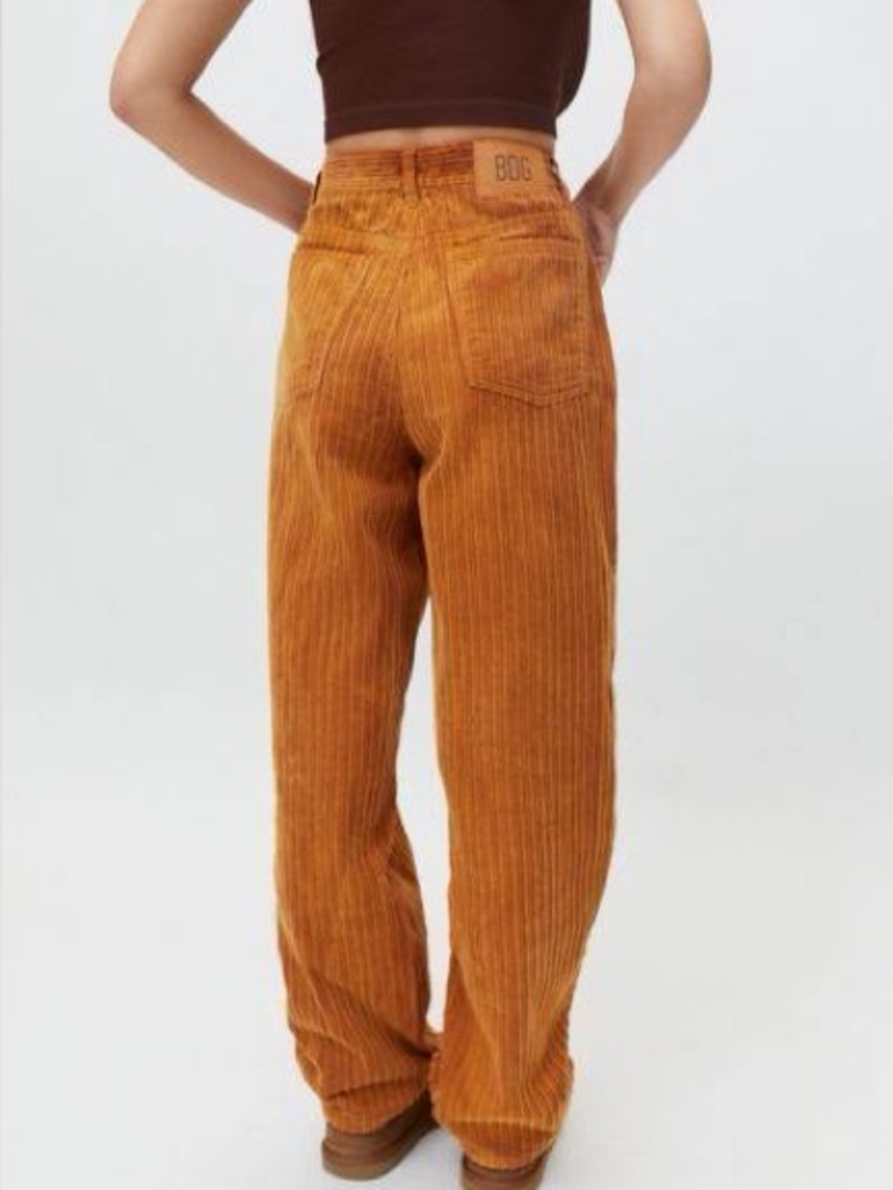 BDG Women’s Corduroy Pants in Rust